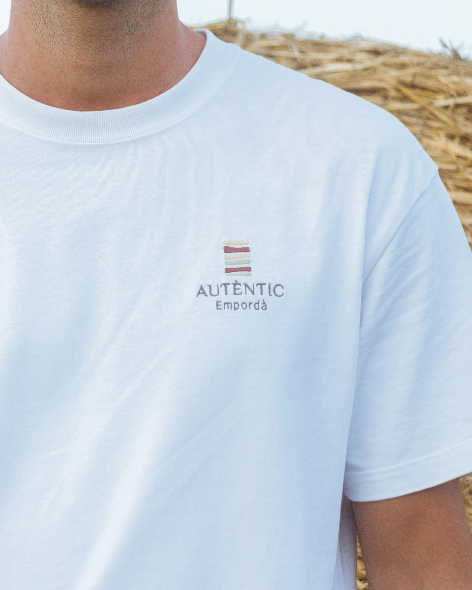 Camiseta Manga Corta Blanco detalle